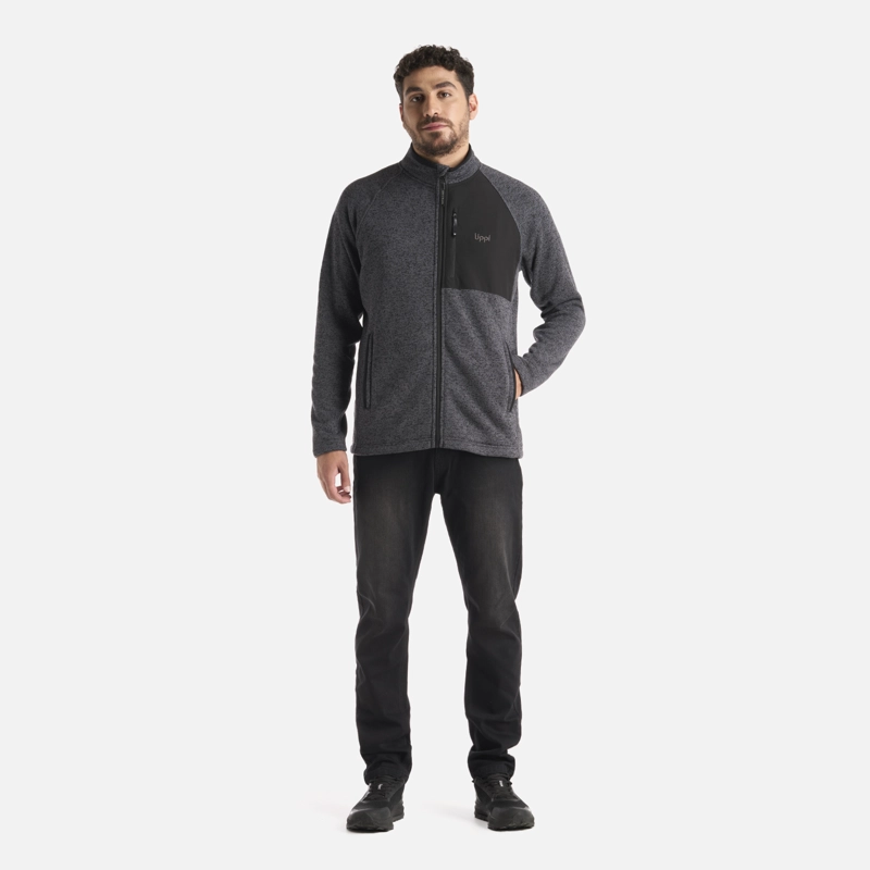 POLAR HOMBRE CORONADO BLEND-PRO JACKET MELANGE NEGRO LIPPI - 6