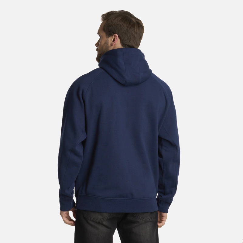 POLERON HOMBRE INSIGNE HOODY SWEATSHIRT FRONT PRINT AZUL MARINO LIPPI - 3