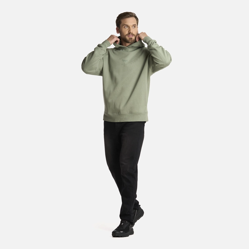 POLERON HOMBRE ULMO HOODY SWEATSHIRT JADE OSCURO LIPPI - 6
