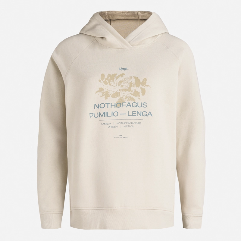 POLERON MUJER INSIGNE HOODY SWEATSHIRT FRONT PRINT CRUDO LIPPI - 7