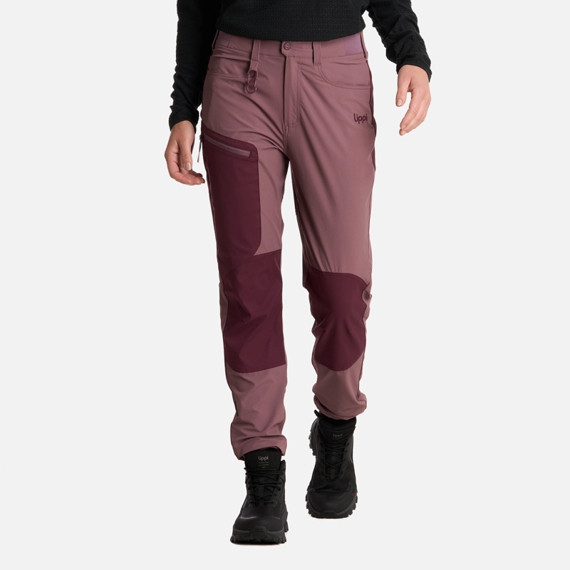 PANTALON MUJER LENNOX Q-DRY SLIM FIT PANTS MORADO LIPPI - 1