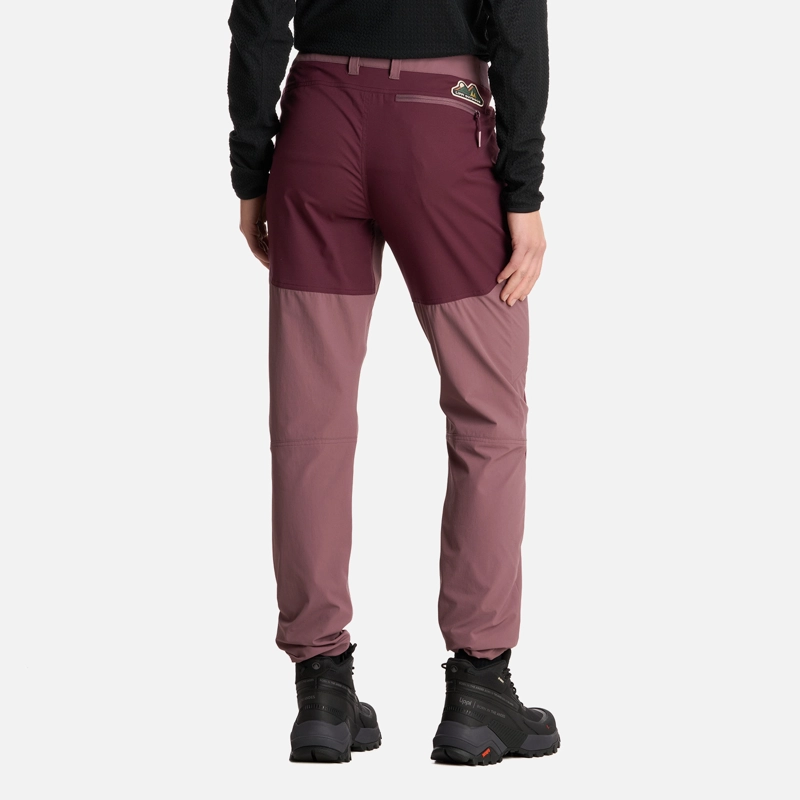 PANTALON MUJER LENNOX Q-DRY SLIM FIT PANTS MORADO LIPPI - 3
