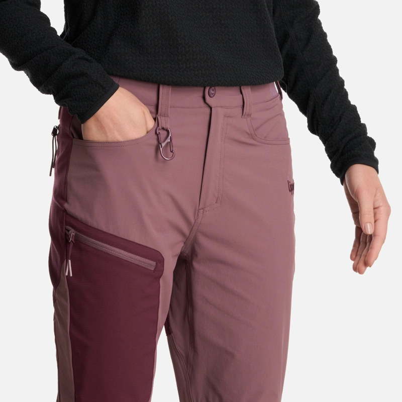 PANTALON MUJER LENNOX Q-DRY SLIM FIT PANTS MORADO LIPPI - 4
