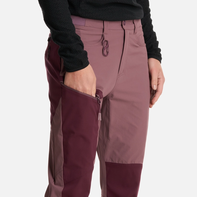 PANTALON MUJER LENNOX Q-DRY SLIM FIT PANTS MORADO LIPPI - 7