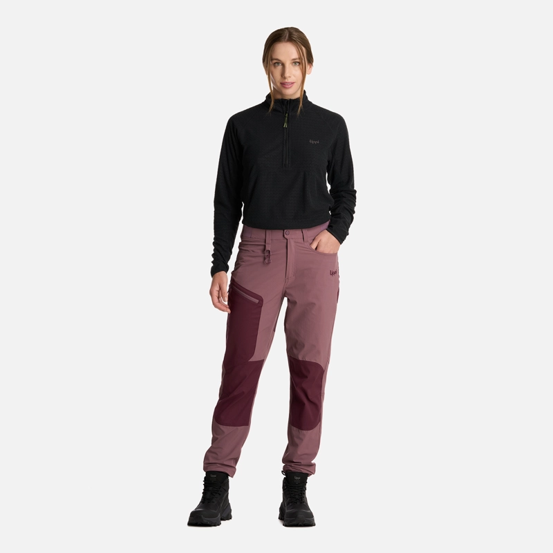 PANTALON MUJER LENNOX Q-DRY SLIM FIT PANTS MORADO LIPPI - 9