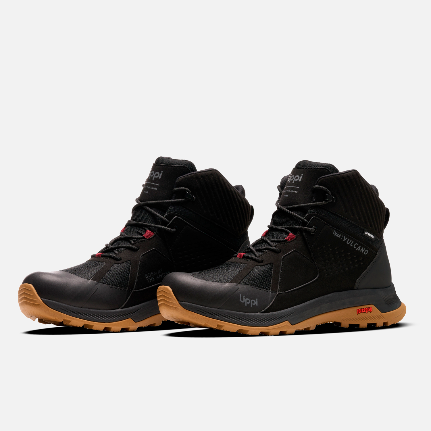 ZAPATILLA HOMBRE VULCANO ONYX MID B-DRY NEGRO LIPPI I25 - 4