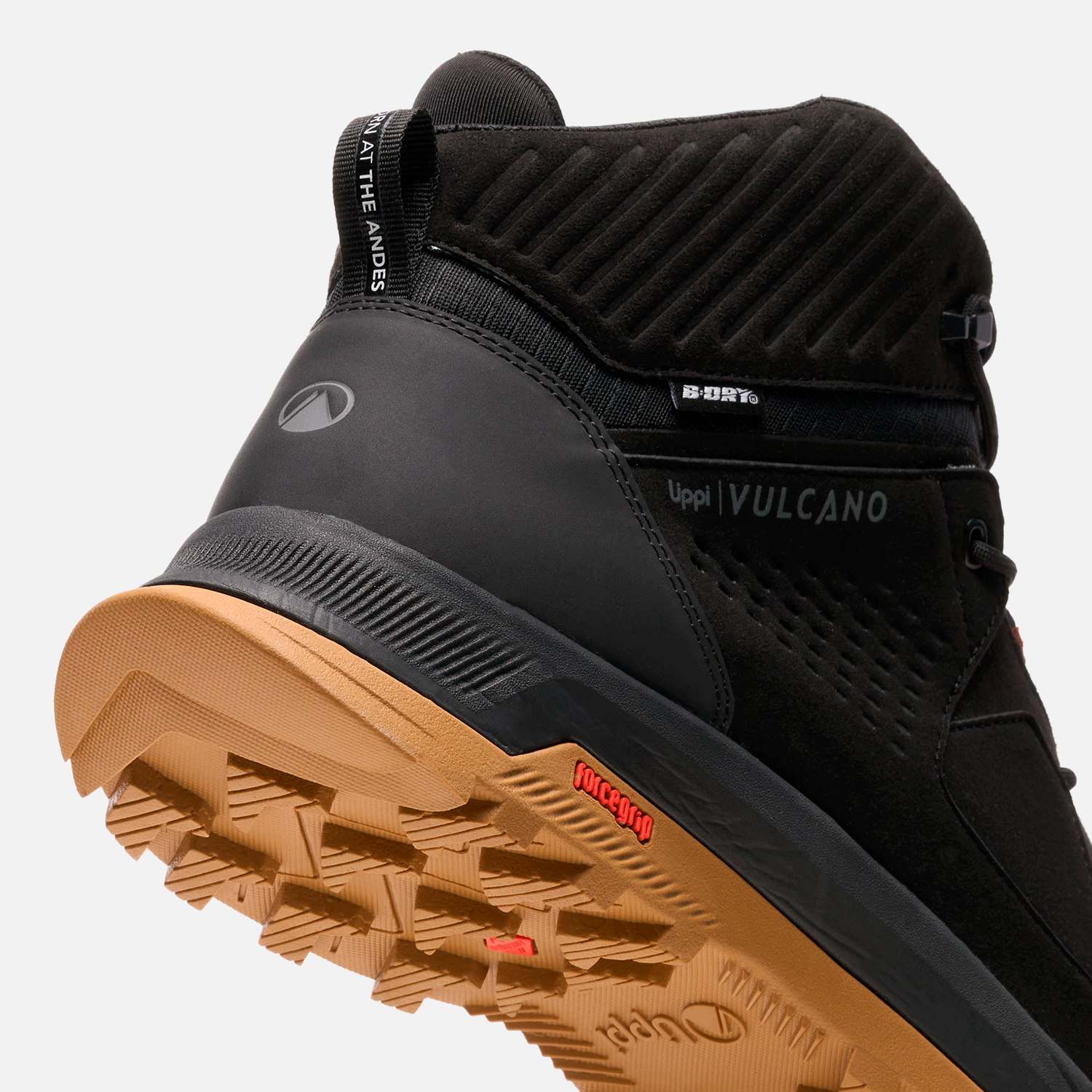ZAPATILLA HOMBRE VULCANO ONYX MID B-DRY NEGRO LIPPI I25 - 8