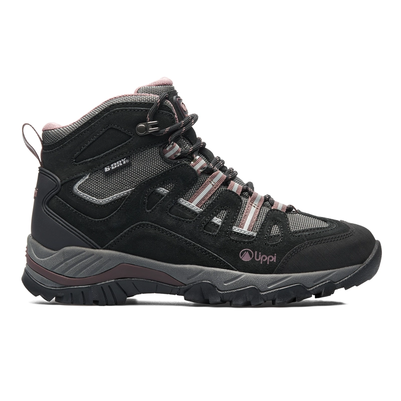 BOTIN MUJER PUELO CS HI NEGRO / UVA LIPPI - 1