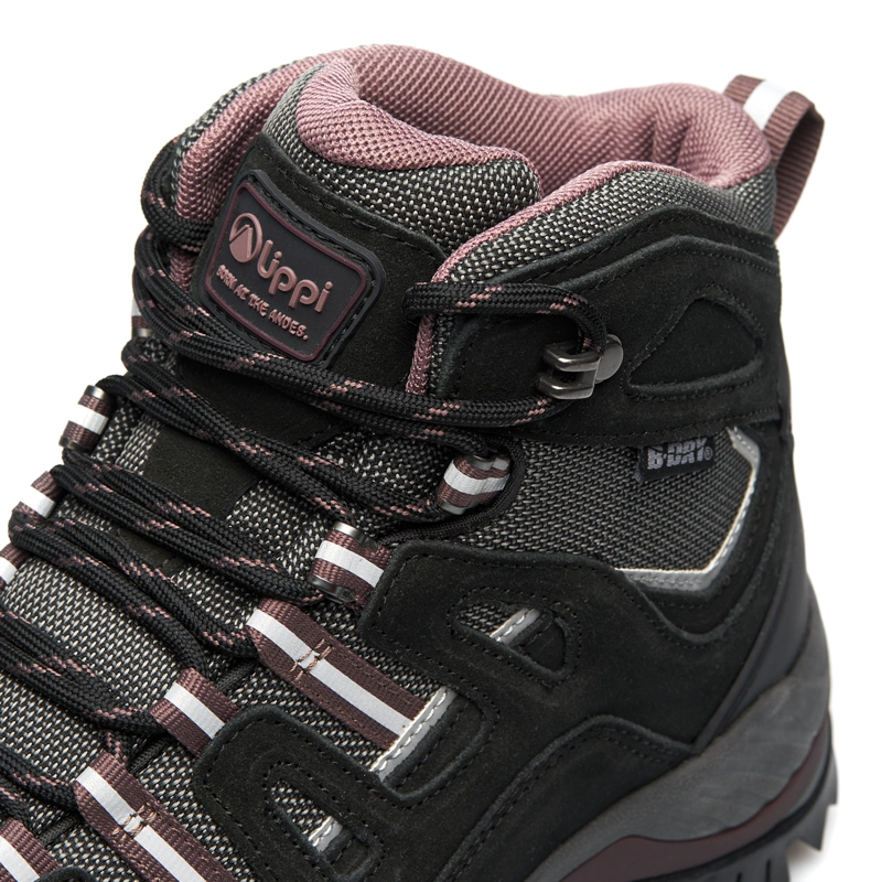 BOTIN MUJER PUELO CS HI NEGRO / UVA LIPPI - 7