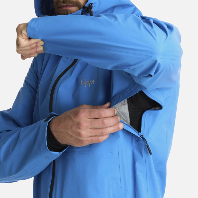 CHAQUETA HOMBRE ALPINE B-DRY HOODY JACKET AZULINO LIPPI I25 - 5