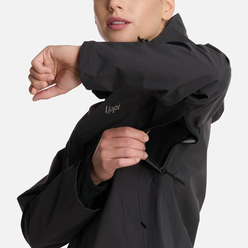 CHAQUETA MUJER ALPINE B-DRY HOODY JACKET NEGRO LIPPI I25 - 5