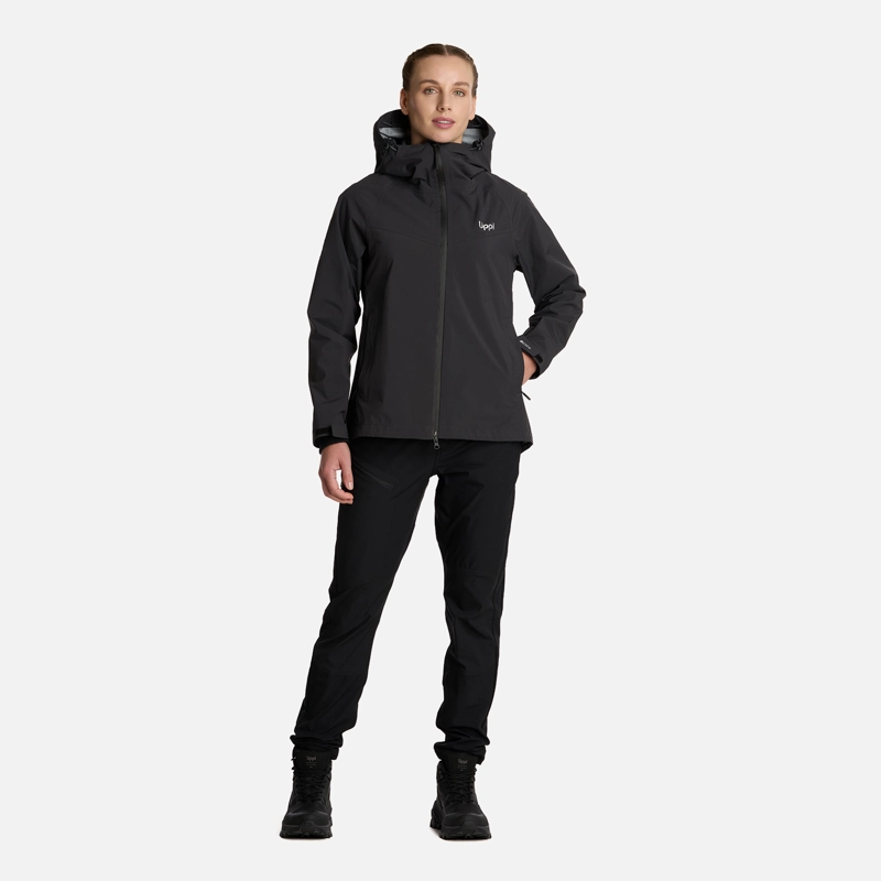 CHAQUETA MUJER ALPINE B-DRY HOODY JACKET NEGRO LIPPI I25 - 9