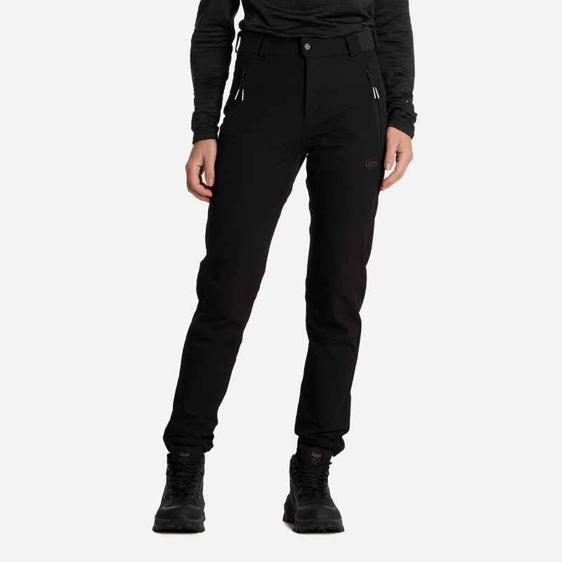 PANTALON MUJER SHELTER SOFTSHELL PANTS NEGRO LIPPI I25 - 1