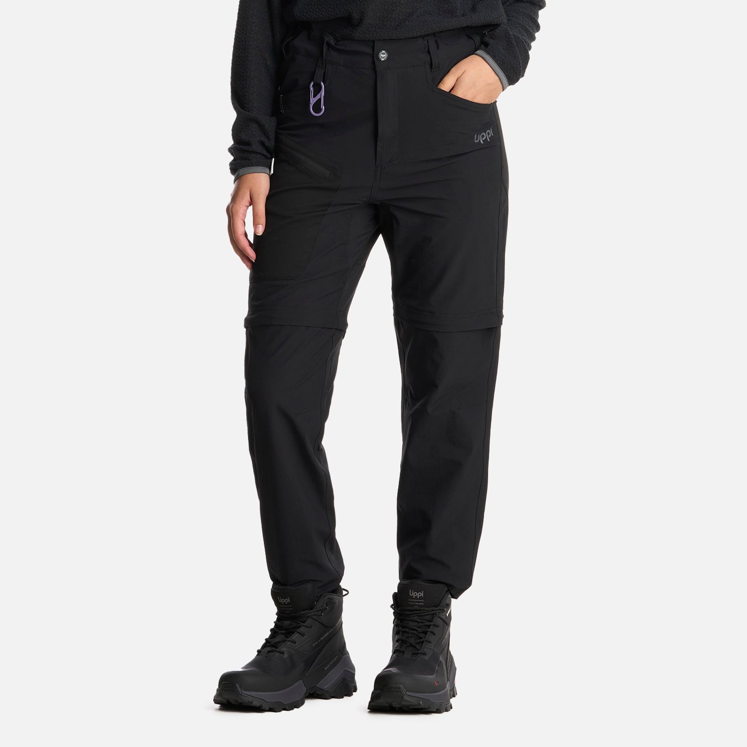 PANTALON TEEN GIRL LENNOX Q-DRY MIX-2 PANTS NEGRO LIPPI I25 - 1
