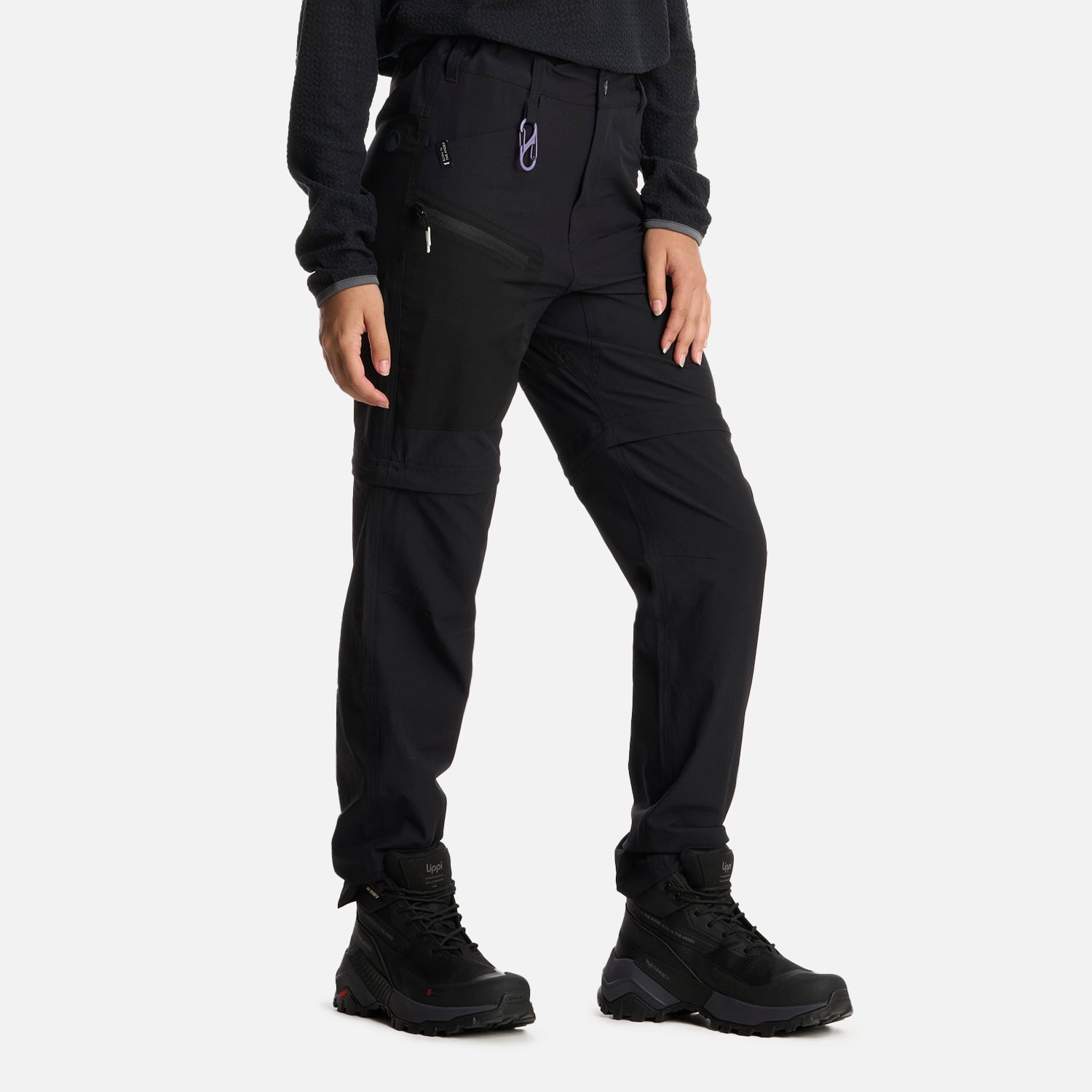 PANTALON TEEN GIRL LENNOX Q-DRY MIX-2 PANTS NEGRO LIPPI I25 - 2