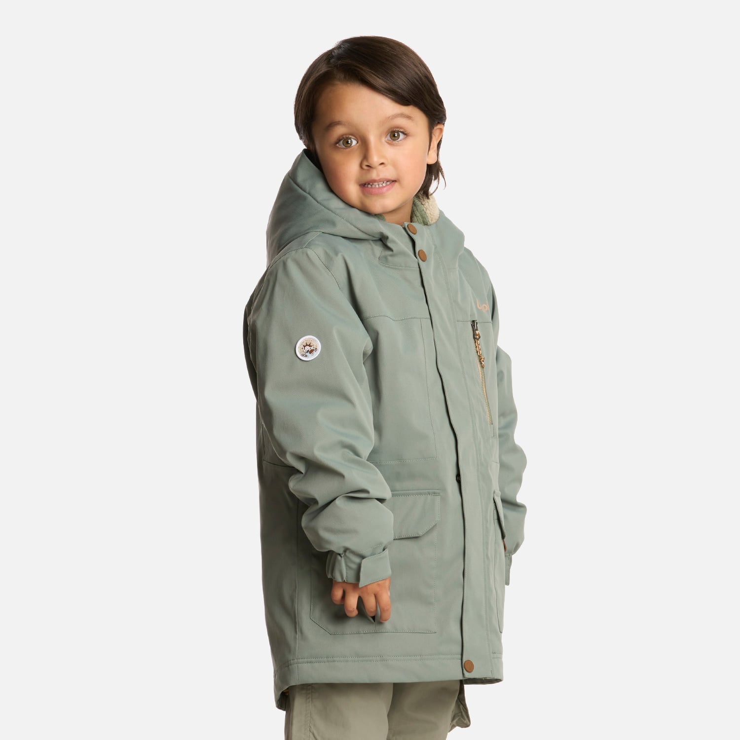 CHAQUETA NIÑO ROBLE B-DRY HOODY JADE OSCURO LIPPI I25 - 2
