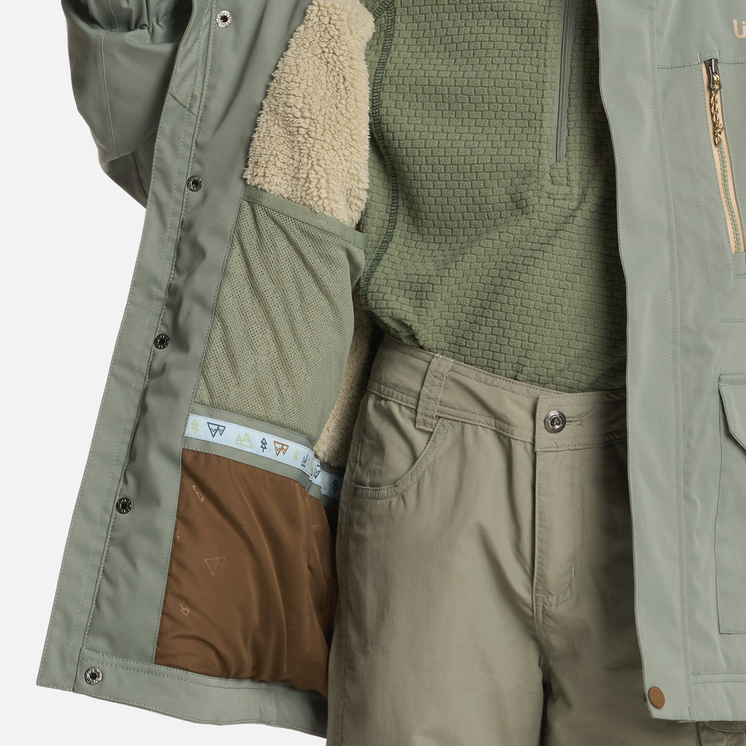 CHAQUETA NIÑO ROBLE B-DRY HOODY JADE OSCURO LIPPI I25 - 6