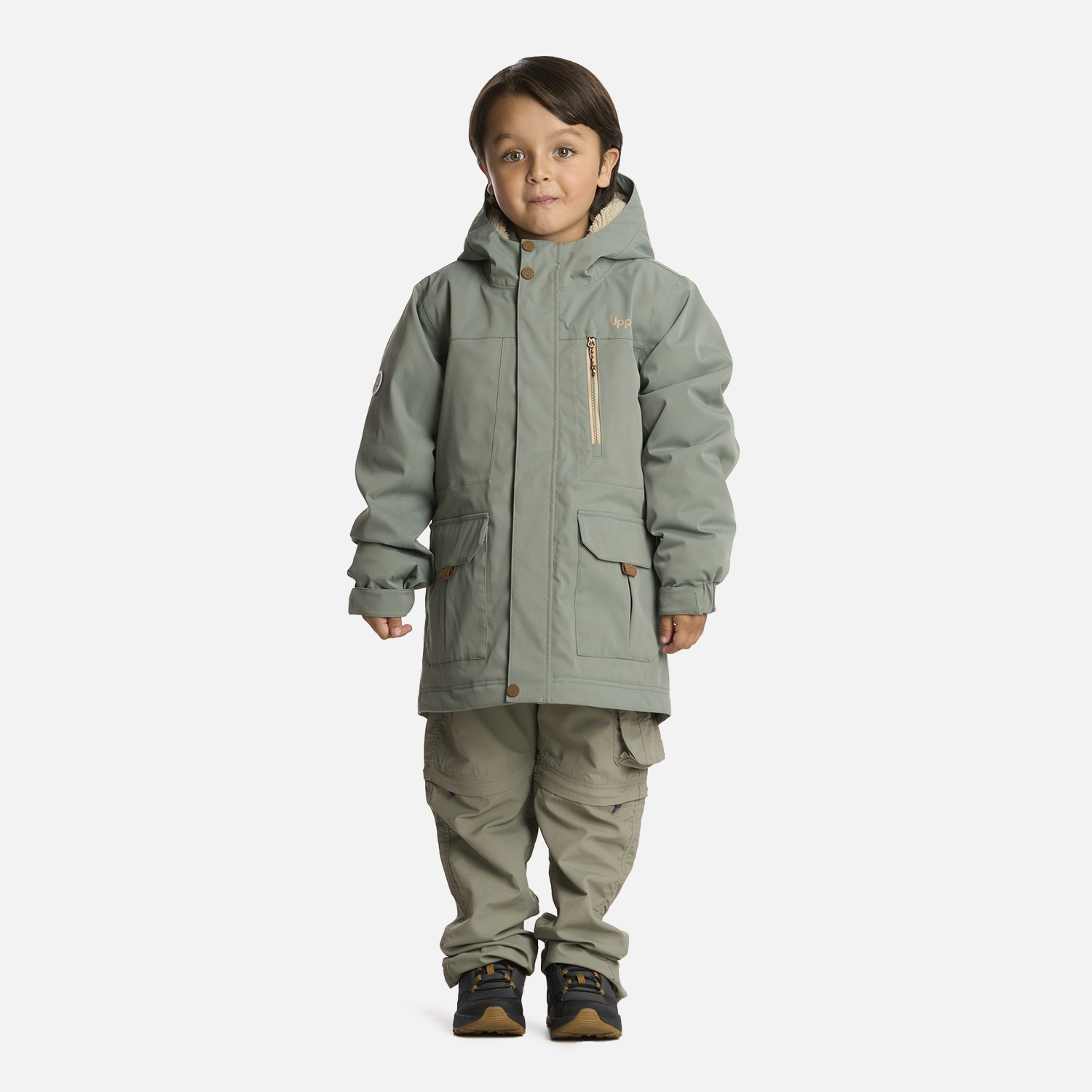 CHAQUETA NIÑO ROBLE B-DRY HOODY JADE OSCURO LIPPI I25 - 7