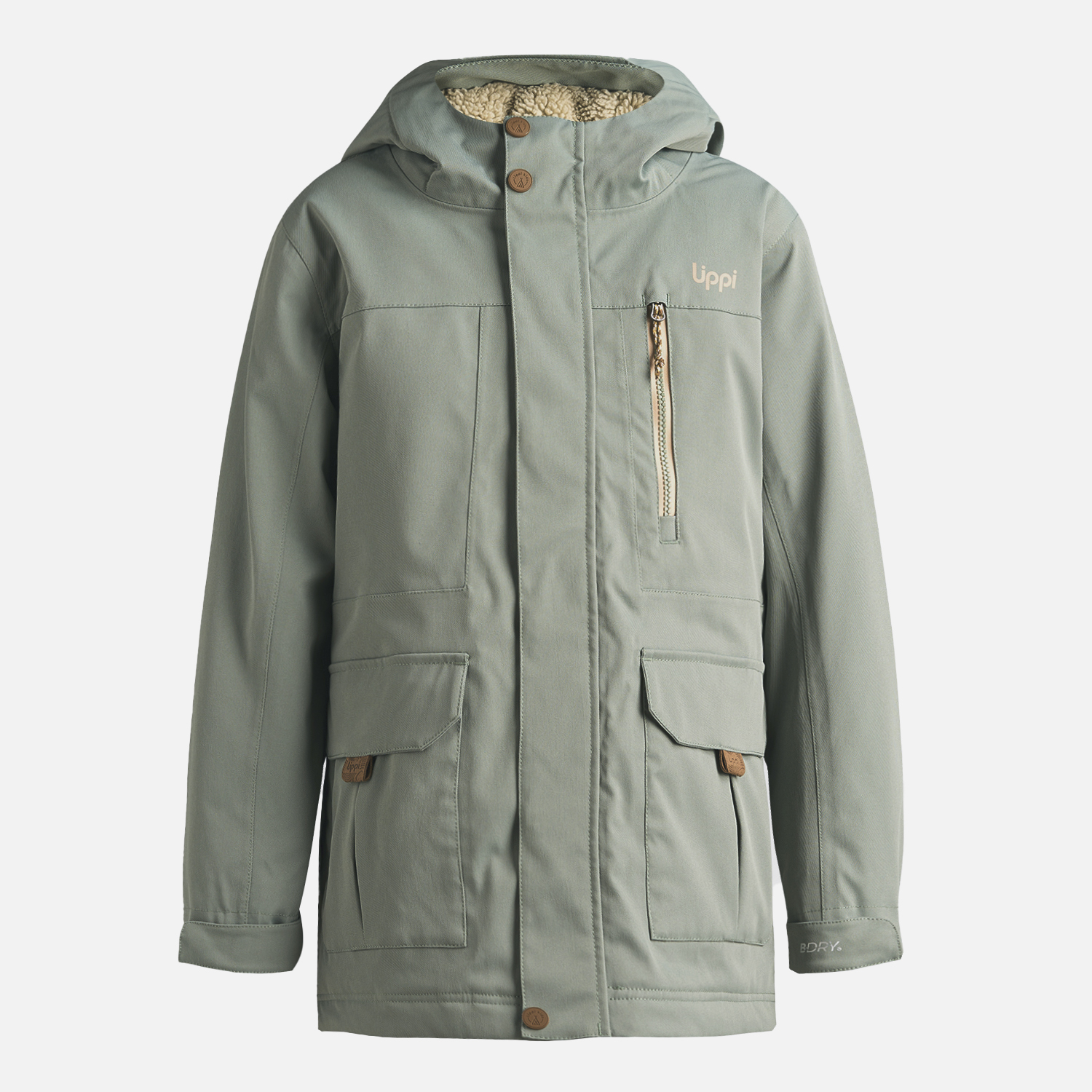 CHAQUETA NIÑO ROBLE B-DRY HOODY JADE OSCURO LIPPI I25 - 8