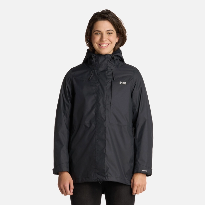 CHAQUETA MUJER CORTEZA NEGRO HAKA HONU - 2