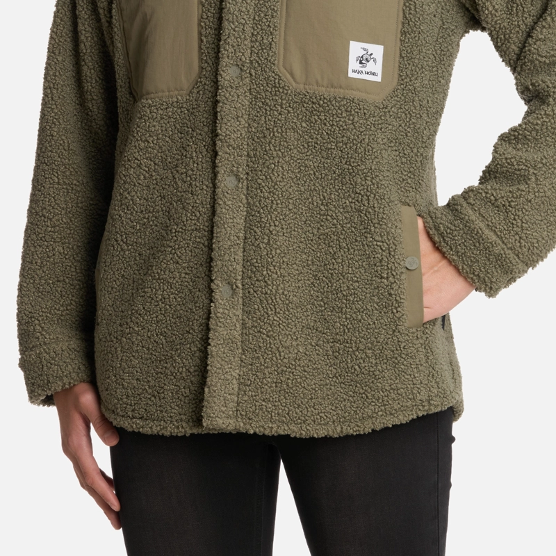 CHAQUETA MUJER LEÑADORA VERDE OLIVA HAKA HONU - 5