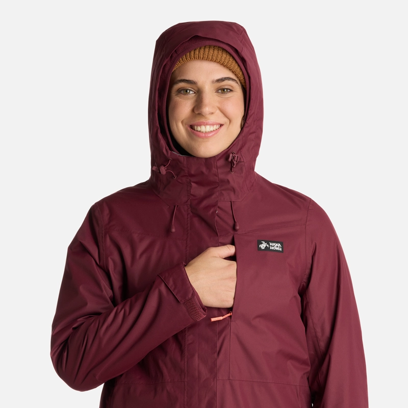 CHAQUETAR MUJER CORTEZA BURDEO HAKA HONU - 5