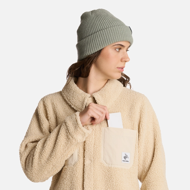 CHAQUETA MUJER LEÑADORA CREMA HAKA HONU - 4
