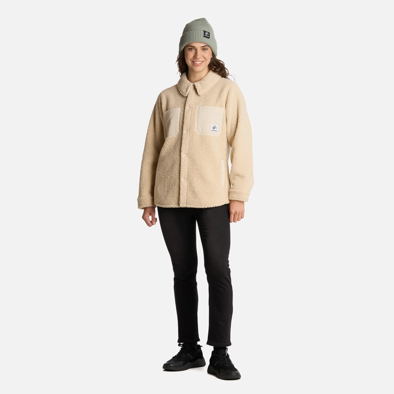 CHAQUETA MUJER LEÑADORA CREMA HAKA HONU - 6