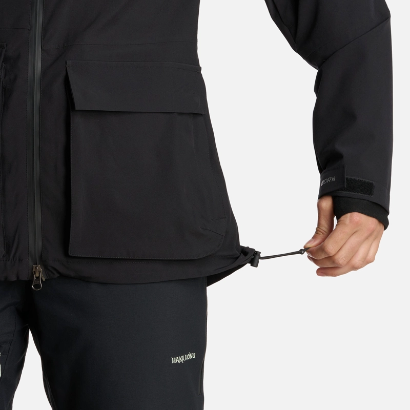 CHAQUETA MUJER VIENTO BLANCO NEGRO HAKA HONU I25 - 9