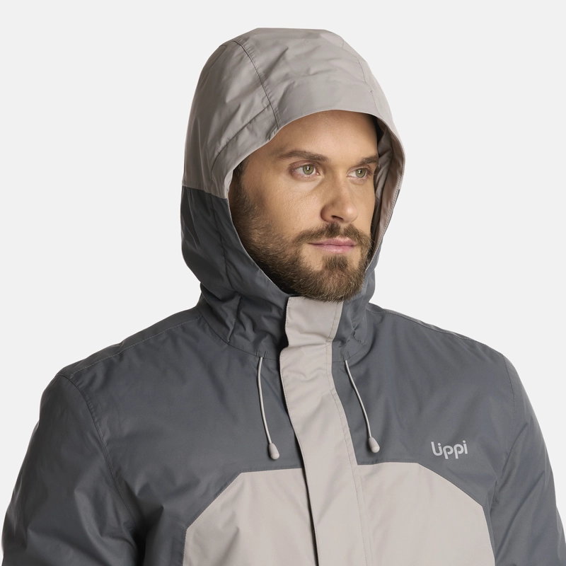 CHAQUETA HOMBRE GUNTHER B-DRY HOODY GRIS MEDIO LIPPI I25 - 4