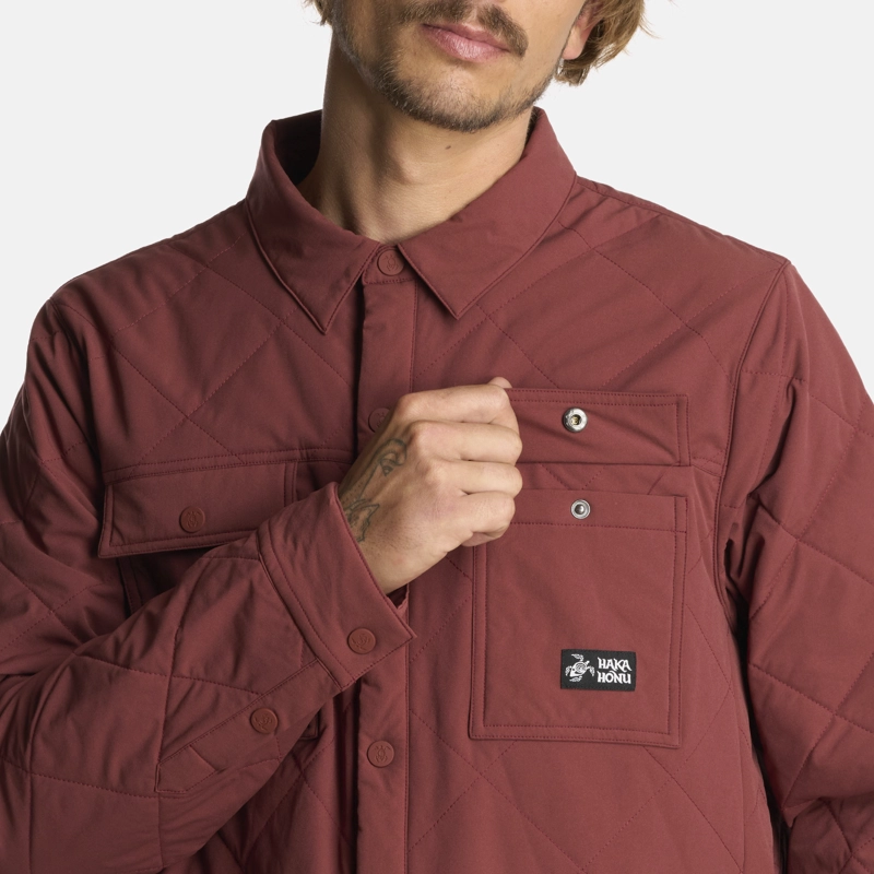 CHAQUETA HOMBRE FOGATA VINO HAKA HONU - 4