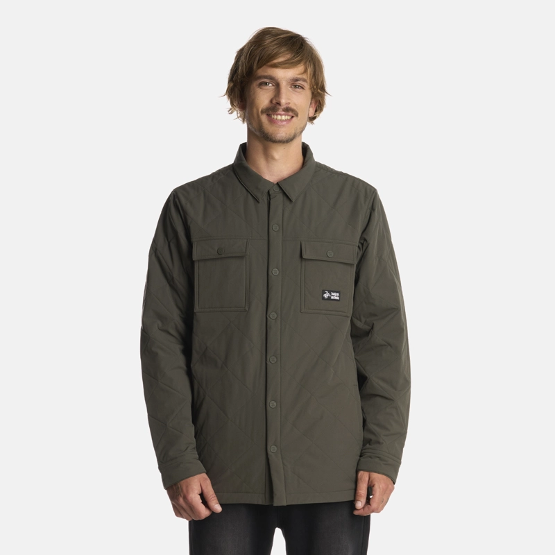 HAKA HONU CHAQUETA HOMBRE FOGATA VERDE MILITAR HAKA HONU