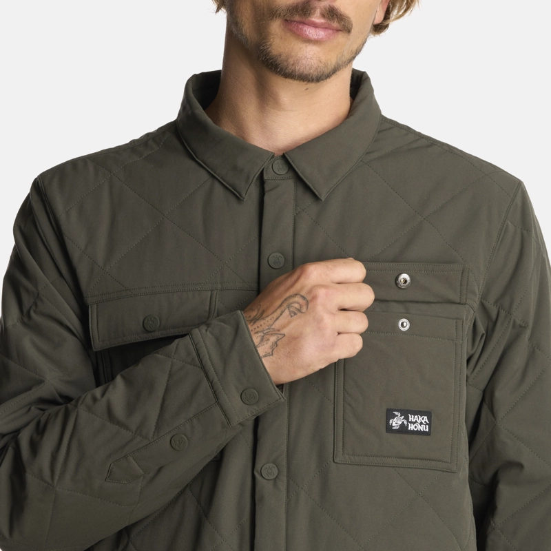 CHAQUETA HOMBRE FOGATA VERDE MILITAR HAKA HONU - 4