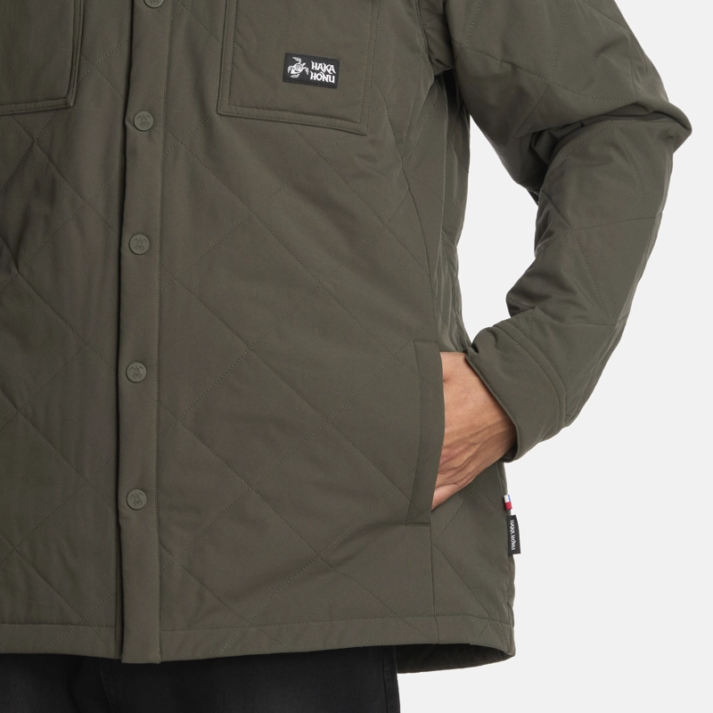 CHAQUETA HOMBRE FOGATA VERDE MILITAR HAKA HONU - 5