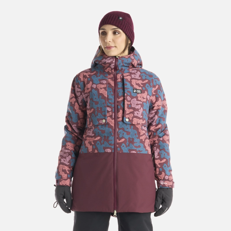 CHAQUETA MUJER YETI PRINT BURDEO HAKA HONU I25 - 1