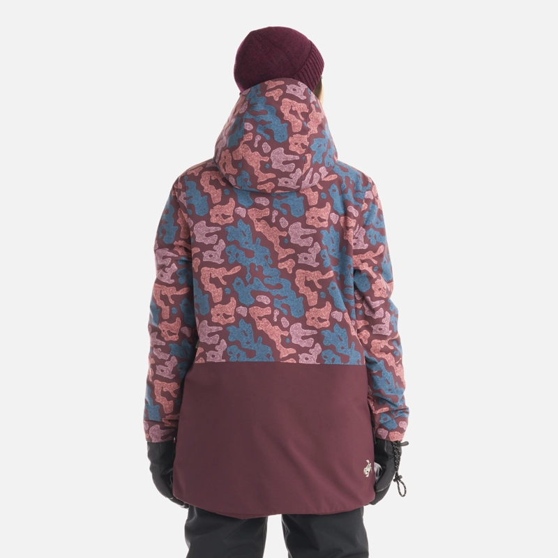 CHAQUETA MUJER YETI PRINT BURDEO HAKA HONU I25 - 3