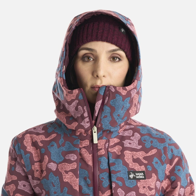 CHAQUETA MUJER YETI PRINT BURDEO HAKA HONU I25 - 4