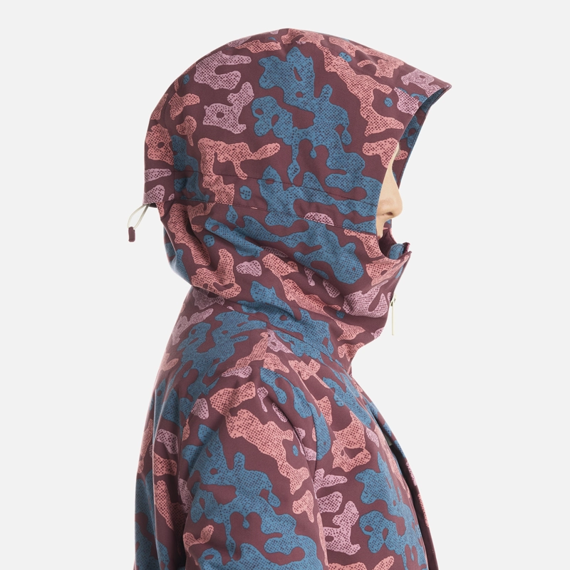 CHAQUETA MUJER YETI PRINT BURDEO HAKA HONU I25 - 5