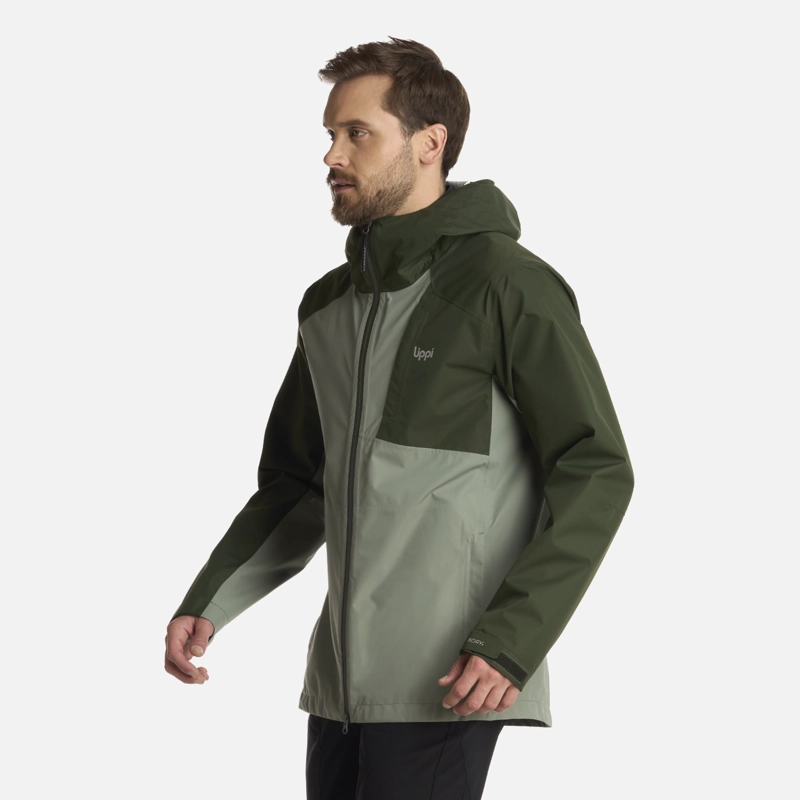 CHAQUETA HOMBRE SHIELD B-DRY HOODY VERDE MILITAR LIPPI I25 - 2