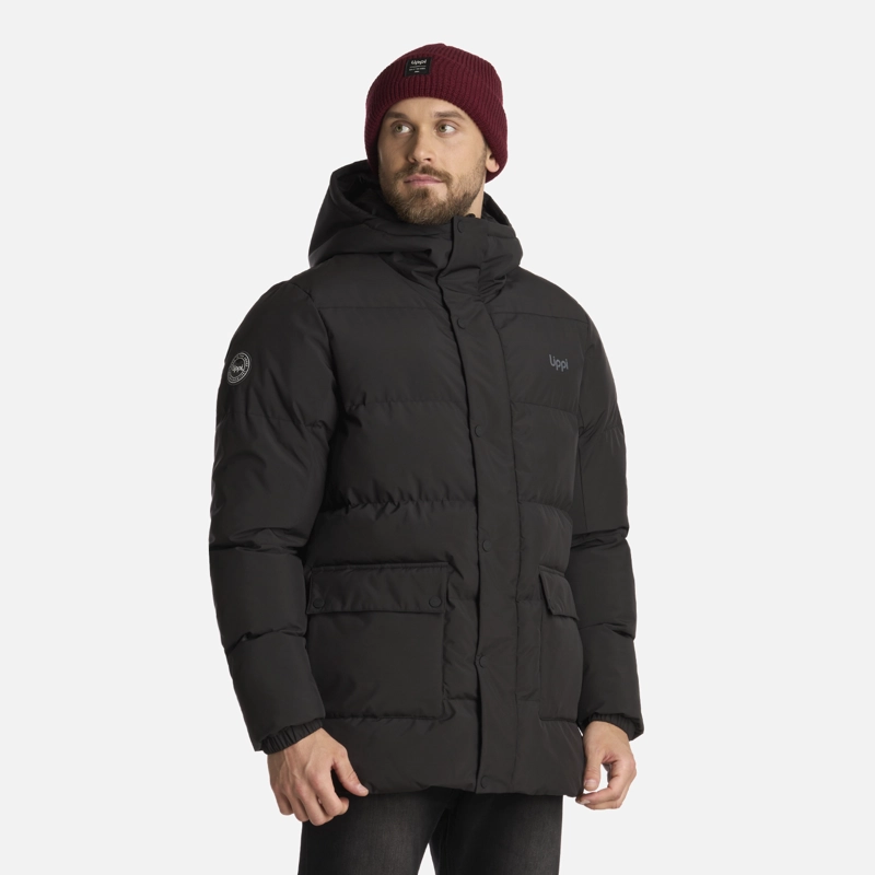 CHAQUETA HOMBRE LONG AND WARM STEAMPRO HOODY NEGRO LIPPI I25 - 2