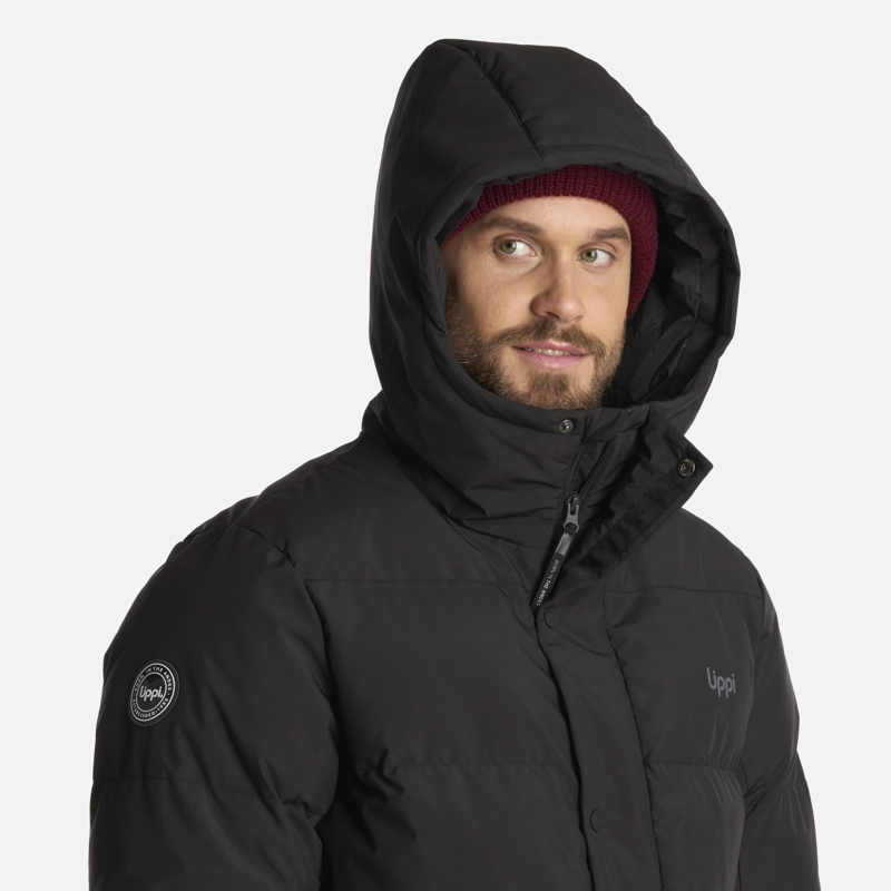 CHAQUETA HOMBRE LONG AND WARM STEAMPRO HOODY NEGRO LIPPI I25 - 4