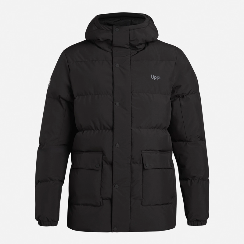 CHAQUETA HOMBRE LONG AND WARM STEAMPRO HOODY NEGRO LIPPI I25 - 9