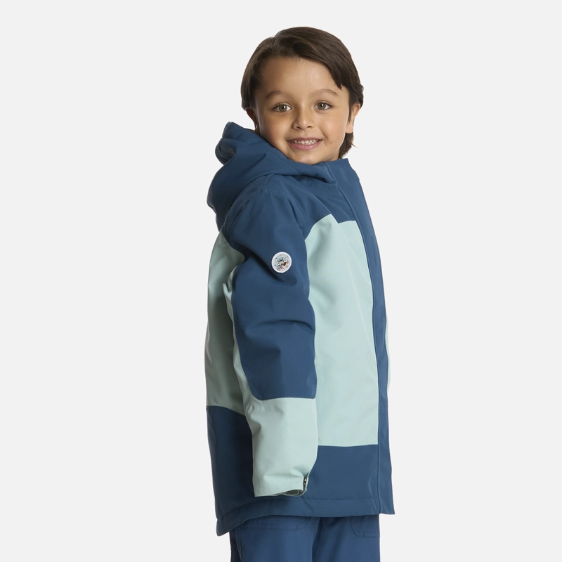 CHAQUETA NIÑO ANDES B-DRY HOODY JACKET AZUL PIEDRA LIPPI - 2