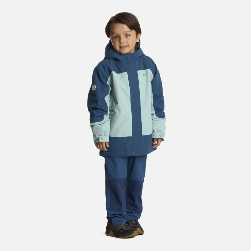 CHAQUETA NIÑO ANDES B-DRY HOODY JACKET AZUL PIEDRA LIPPI - 8