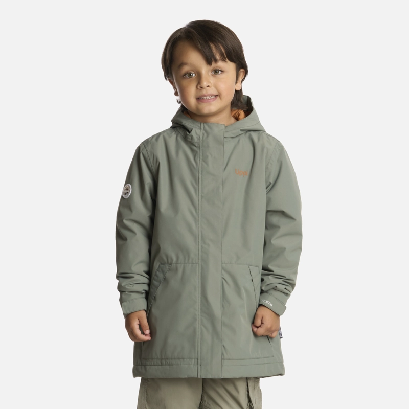 CHAQUETA NIÑO COLD PLACE B-DRY HOODY JACKET JADE OSCURO LIPPI - 1