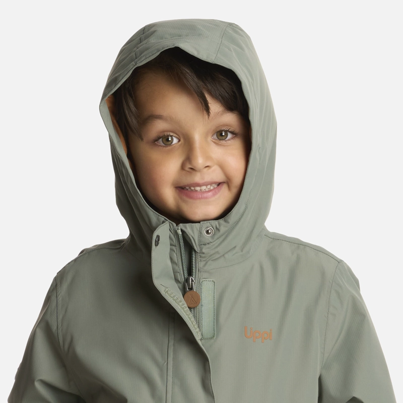 CHAQUETA NIÑO COLD PLACE B-DRY HOODY JACKET JADE OSCURO LIPPI - 4
