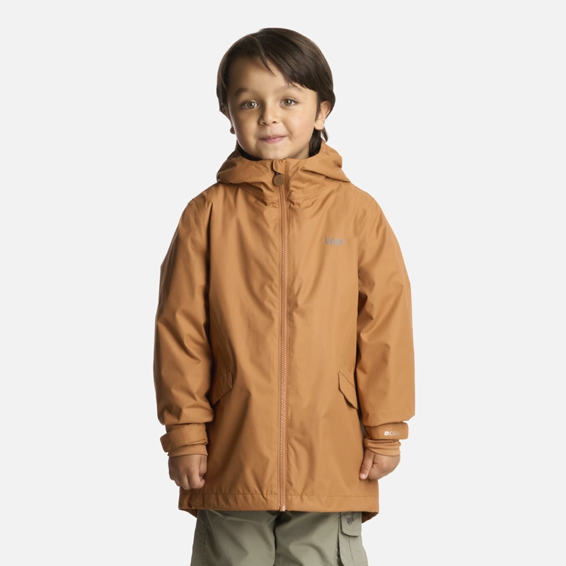 CHAQUETA NIÑO SNOWBALL FUSION-3 HOODY JACKET CAMEL LIPPI - 2