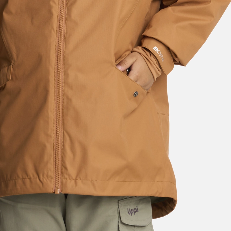 CHAQUETA NIÑO SNOWBALL FUSION-3 HOODY JACKET CAMEL LIPPI - 6