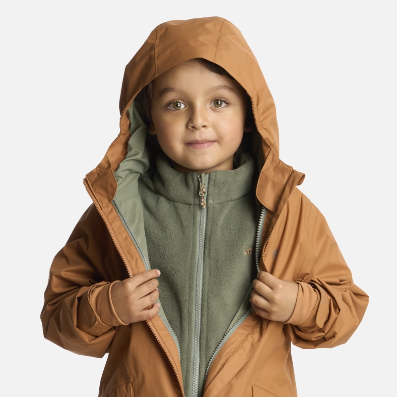 CHAQUETA NIÑO SNOWBALL FUSION-3 HOODY JACKET CAMEL LIPPI - 7