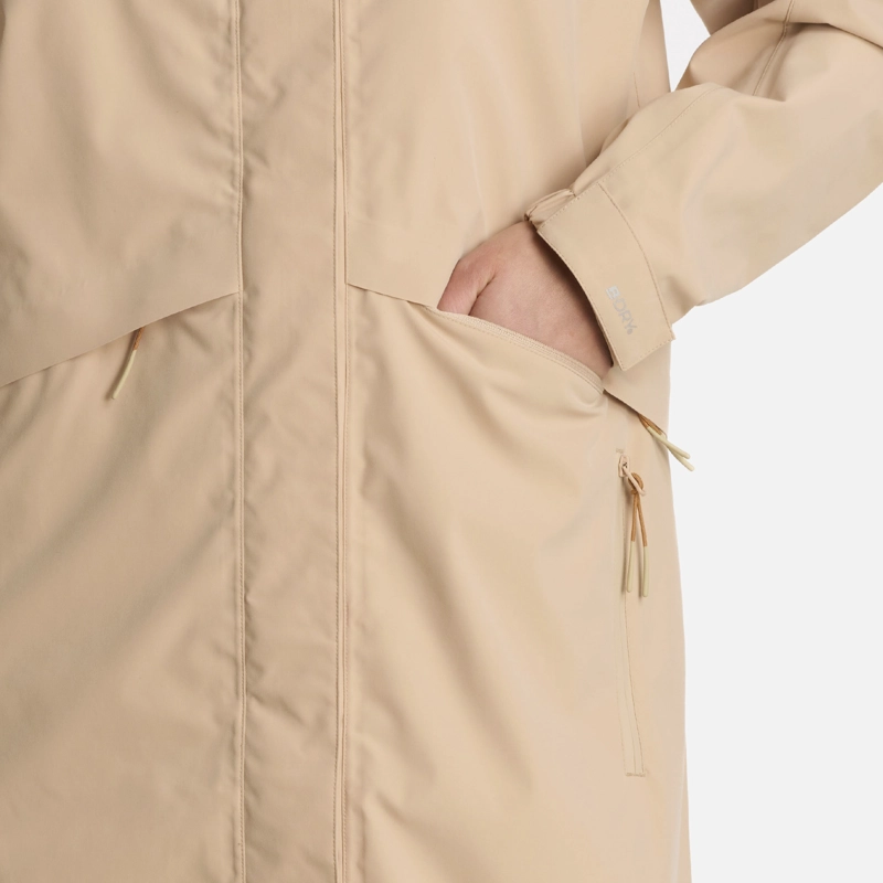 CHAQUETA MUJER MOUNTAINS LIVE B-DRY LONG CAQUI LIPPI I25 - 5